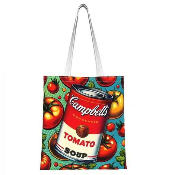 Campbell's Noodle Soup Tote Bag and Tomato Soup Tote Bag - Picture 2 of 2